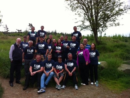 Interchem's team trek to raise money for the Irish Society for the Protection and Caring for all Animals charity